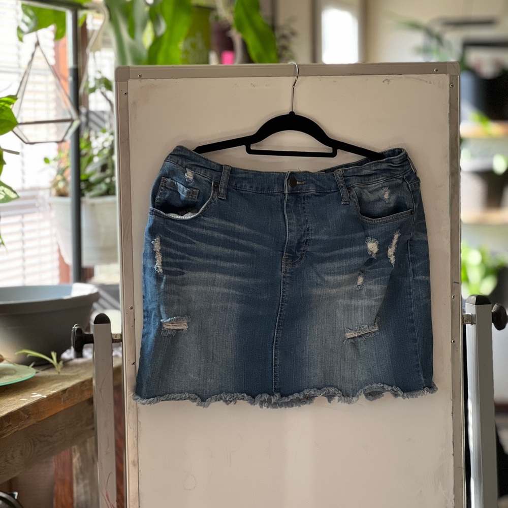 Mossimo Plus Sized Mini Skirt
